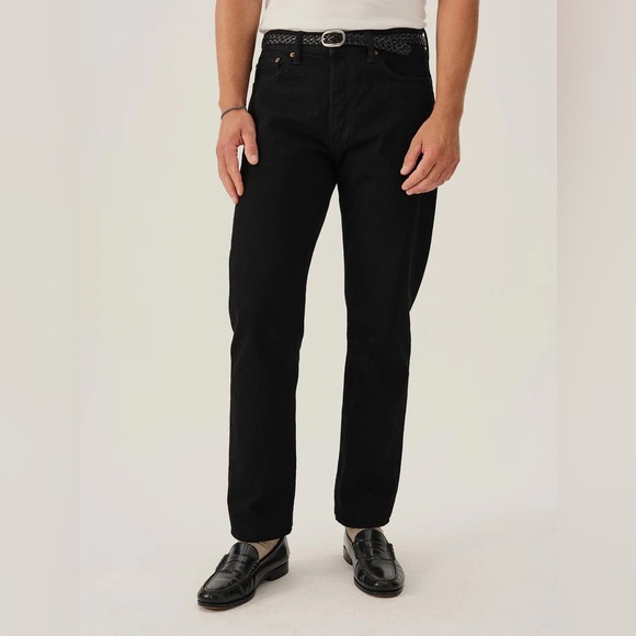 BUCK MASON JAPANESE DENIM FORD STANDARD JEAN IN BLACK - Picture 2 of 7